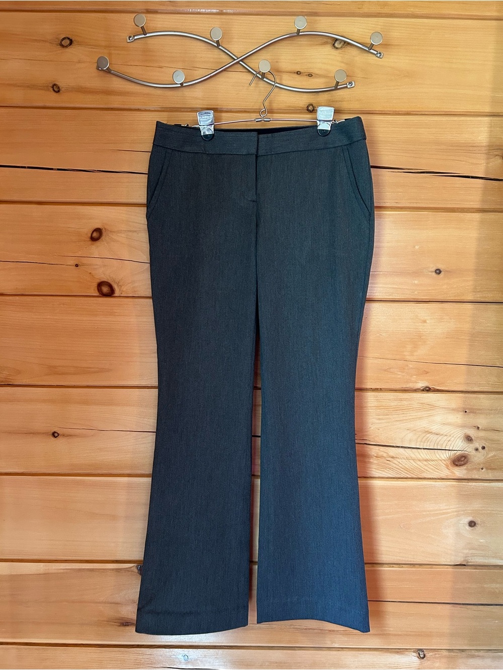 Express Women's Charcoal Gray Boot Cut Dress Pants